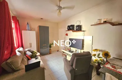 Apartamento 1 dormitório, 1 vaga -josé menino - santos/sp
