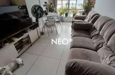 Apartamento 2 dormitórios, 1 vaga - itararé - são vicente/sp