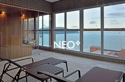 Apartamento com 1 dormitório para alugar, 46 m² por r$ 6.000,00/mês - boqueirão - santos/sp