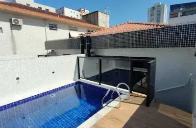 Casa com 3 dormitórios à venda, 155 m² por r$ 1.450.000,00 - embaré - santos/sp