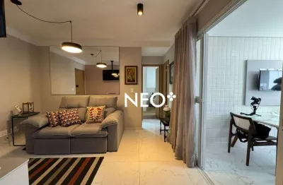 Apartamento com 2 dormitórios à venda, 68 m² por r$ 855.000,00 - boqueirão - santos/sp