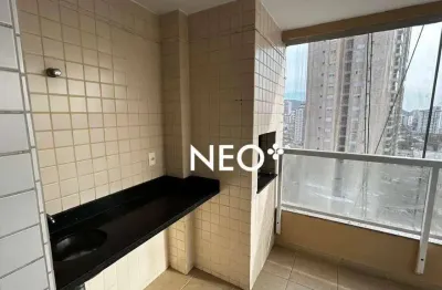 Apartamento com 3 dormitórios para alugar, 92 m² por r$ 5.000,00/mês - ponta da praia - santos/sp