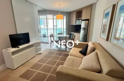 Apartamento com 1 dormitório à venda, 46 m² por r$ 690.000,00 - pompéia - santos/sp