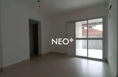 Apartamento garden com 1 dormitório à venda, 64 m² por r$ 690.000,00 - boqueirão - santos/sp