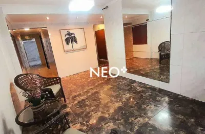 Apartamento com 3 dormitórios para alugar, 160 m² por r$ 3.500,00/mês - josé menino - santos/sp