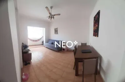 Apartamento com 1 dormitório à venda, 48 m² por r$ 285.000 - itararé - santos/sp
