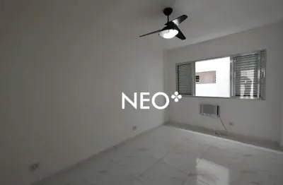 Kitnet com 1 dormitório para alugar, 28 m² por r$ 1.800,00/mês - gonzaga - santos/sp