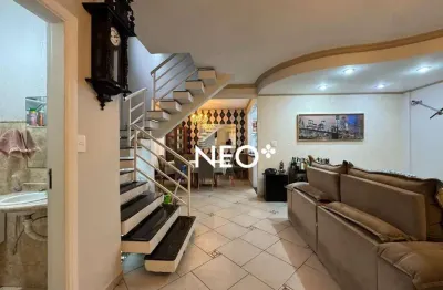 Casa com 5 dormitórios à venda, 208 m² por r$ 2.000.000,00 - campo grande - santos/sp
