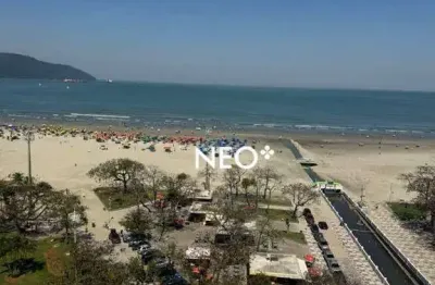 Apartamento com 3 dormitórios para alugar, 144 m² por r$ 9.500,00/mês - gonzaga - santos/sp