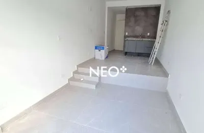 Kitnet com 1 dormitório à venda, 22 m² por r$ 245.000,00 - embaré - santos/sp