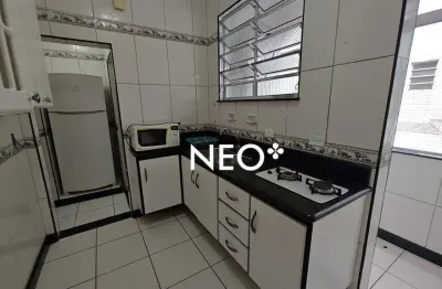 Apartamento com 1 dormitório para alugar, 45 m² por r$ 2.500,00/mês - porto ponta da praia - santos/sp