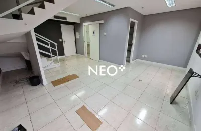 Sala duplex à venda, 61 m² por r$ 450.000 - boqueirão - santos/sp