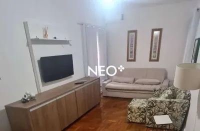 Apartamento com 1 dormitório para alugar, 56 m² por r$ 3.300,00/mês - josé menino - santos/sp