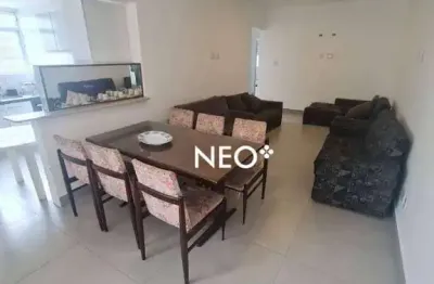 Apartamento para locação no gonzaga – santos | 100m² | 3 dormitórios (1 suíte) | 1 vaga | portaria 24h
