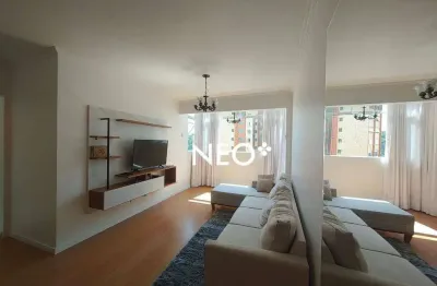 Apartamento 2 dormitórios com suíte, mobiliado e vista mar – frente à praia