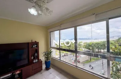 Apartamento com 3 dormitórios para alugar, 194 m² por r$ 15.000,00/mês - boqueirão - santos/sp