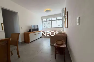 Apartamento Reformado para Locação no Embaré – 2 Dormitórios, Totalmente Mobiliado em Santos