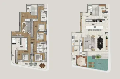 Ópera apartaments cobertura duplex | vila nova | 4 suítes | 394m²