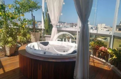 Cobertura com 3 dormitórios à venda, 227 m² no centro - cabo frio/rj