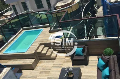 Cobertura com 5 dormitórios à venda, 305 m² na vila nova - cabo frio/rj