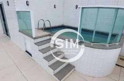 Cobertura com 4 dormitórios à venda, 215 m² por r$ 2.500.000,00 - vila nova - cabo frio/rj