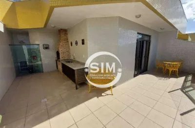 Cobertura com 3 dormitórios à venda, 210 m² no centro - cabo frio/rj