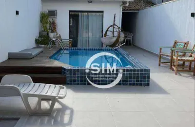 Casa com 3 dormitórios à venda, 150 m² por r$ 799.000,00 - palmeiras - cabo frio/rj