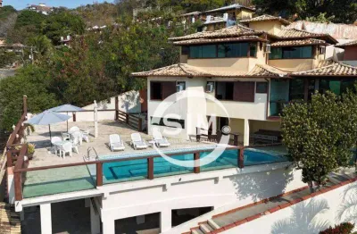 Casa com 8 dormitórios à venda, 550 m²  - geribá - armação dos búzios/rj