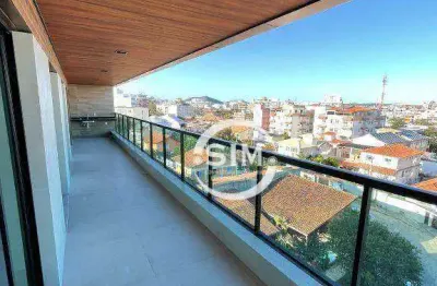 Apartamento com 3 dormitórios à venda, 100 m² por r$ 1.450.000 - centro - cabo frio/rj