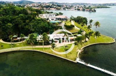 Casa com 6 dormitórios à venda, 1000 m² por r$ 16.000.000,00 - praia do siqueira - cabo frio/rj