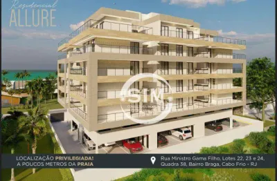 Apartamento com 3 dormitórios à venda, 124 m² por r$ 724.000,00 - braga - cabo frio/rj