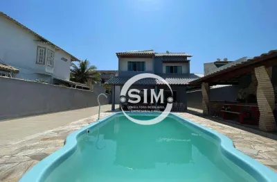 Casa com 5 dormitórios à venda, 176 m²  no foguete - cabo frio/rj