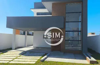 Casa com 3 dormitórios à venda, 252 m² por r$ 1.250.000,00 - nova são pedro - são pedro da aldeia/rj