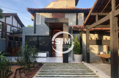 Casa com 4 dormitórios à venda, 240 m²  - tartaruga - armação dos búzios/rj