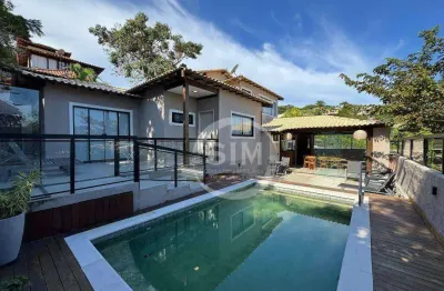 Casa com 6 dormitórios à venda, 300 m² por r$ 3.600.000,00 - geribá - armação dos búzios/rj