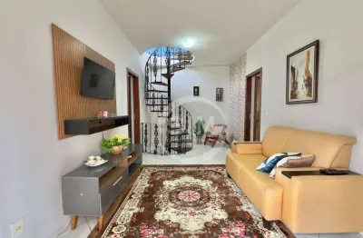 Cobertura com 4 dormitórios à venda, 176 m² por r$ 850.000,00 - vila nova - cabo frio/rj