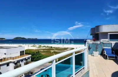 Cobertura com 4 dormitórios à venda, 250 m² por r$ 2.300.000,00 - braga - cabo frio/rj
