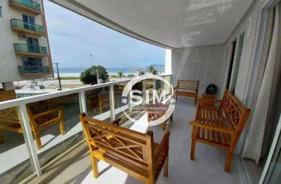 Apartamento com 3 dormitórios, 140 m² - venda por r$ 2.750.000,00 ou aluguel por r$ 9.000,02/mês - praia do forte - cabo frio/rj