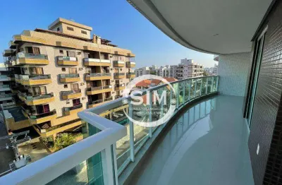 Apartamento com 3 dormitórios, 150 m² - venda por r$ 1.600.000,00 ou aluguel por r$ 5.900,00/mês - vila nova - cabo frio/rj