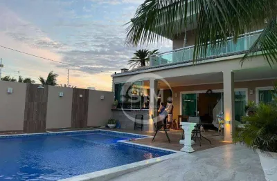 Casa com 4 dormitórios à venda, 340 m² por r$ 2.800.000,00 - novo portinho - cabo frio/rj
