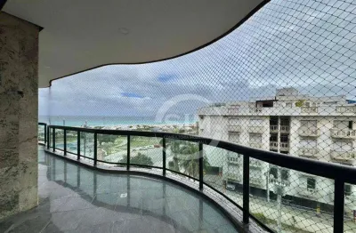 Apartamento com 3 dormitórios à venda, 240 m² por r$ 2.300.000 - praia do forte - cabo frio/rj