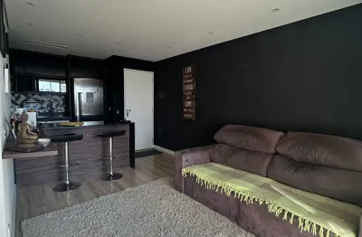 Apartamento de 59 metros com 2 dormitorios sendo 1 totalmente mobiliado
