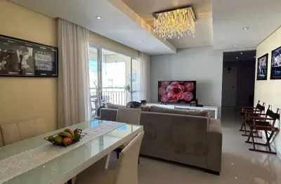 Apartamento 112 metros 3 dormitorios sendo 1 suite semi mobiliado