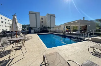Apartamento 02 dormitórios em condomínio completo no bom viver/biguaçu