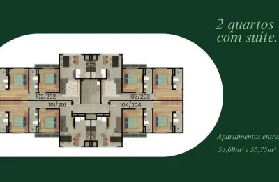 Apartamento com 2 quartos, santo antônio - balneário piçarras