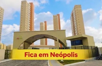 Condomínio sun golden. -  neópolis  -  locação  em anda alto  com 2 quartos