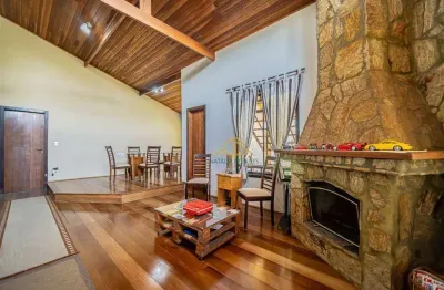Casa com 3 dormitórios à venda, 208 m² por r$ 1.100.000,00 - estrada fernando nobre - cotia/sp