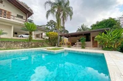 Casa com 5 quartos, sendo 5 suítes à venda, 471 m² por r$ 3.200.000 - granja viana - villa vianna - cotia/sp