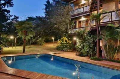 Casa com 7 dormitórios à venda, 628 m² por r$ 3.800.000,00 - residencial morada dos lagos - barueri/sp