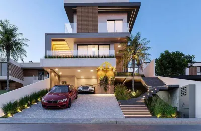 Casa com 4 quartos, sendo 4 suítes à venda, 256 m² por r$ 1.290.000 - villa rica - vargem grande paulista/sp